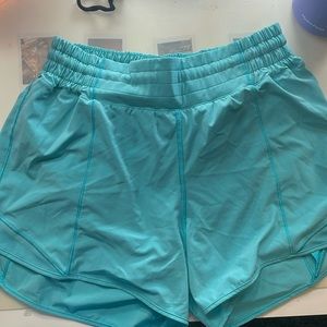 size 8 high-rise 4 inch Lululemon shorts